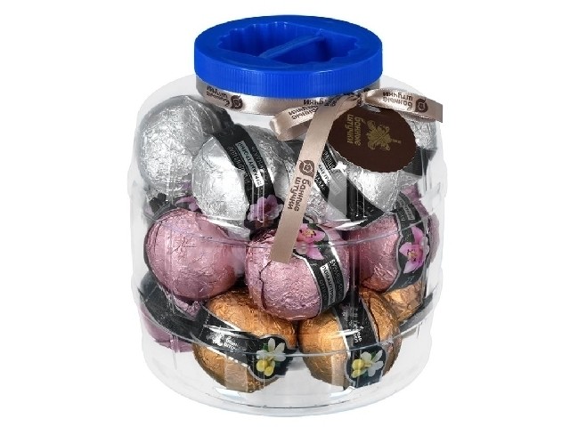Бурлящие шары для ванны перламутровые в фольге в пластиковой банке 120 г 33039